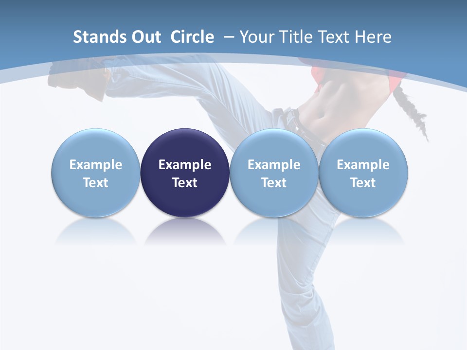 Style Jump Flexibility PowerPoint Template