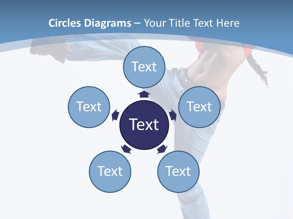 Style Jump Flexibility PowerPoint Template