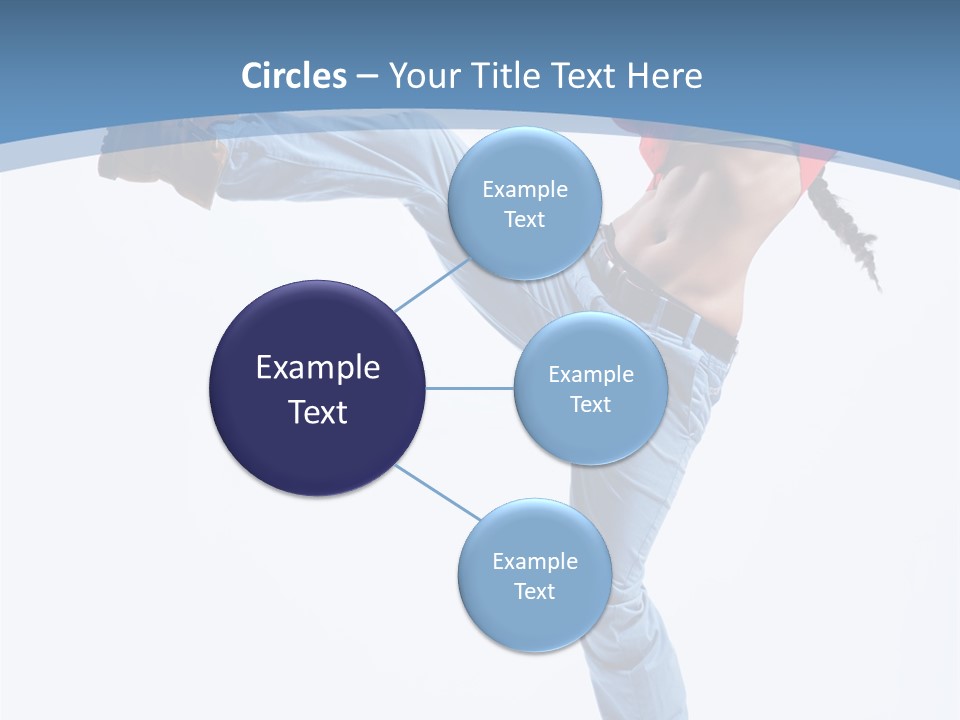 Style Jump Flexibility PowerPoint Template