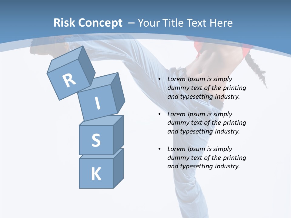 Style Jump Flexibility PowerPoint Template