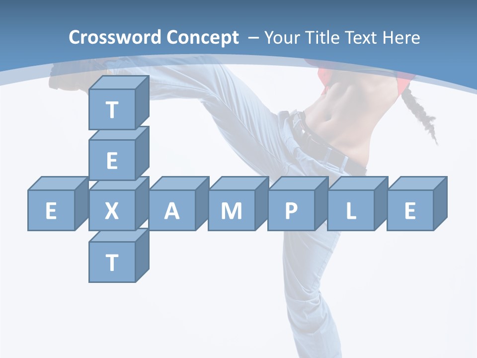 Style Jump Flexibility PowerPoint Template