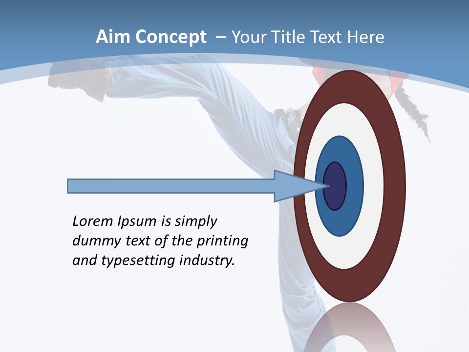 Style Jump Flexibility PowerPoint Template