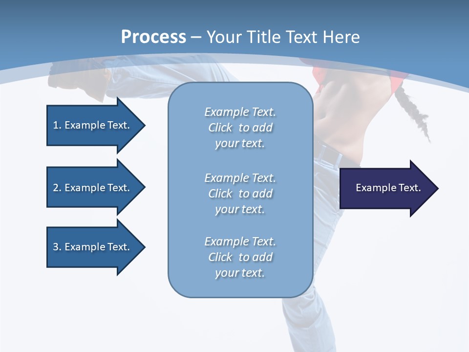 Style Jump Flexibility PowerPoint Template