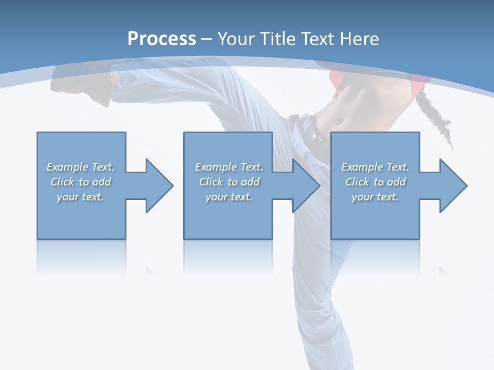 Style Jump Flexibility PowerPoint Template