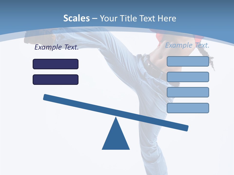 Style Jump Flexibility PowerPoint Template