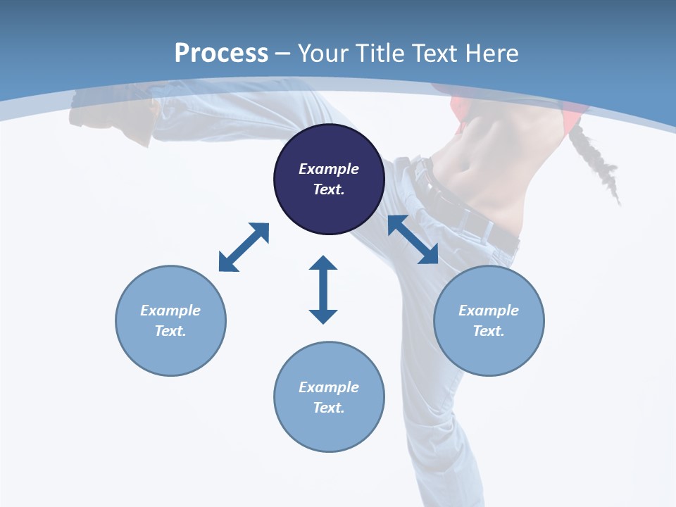 Style Jump Flexibility PowerPoint Template