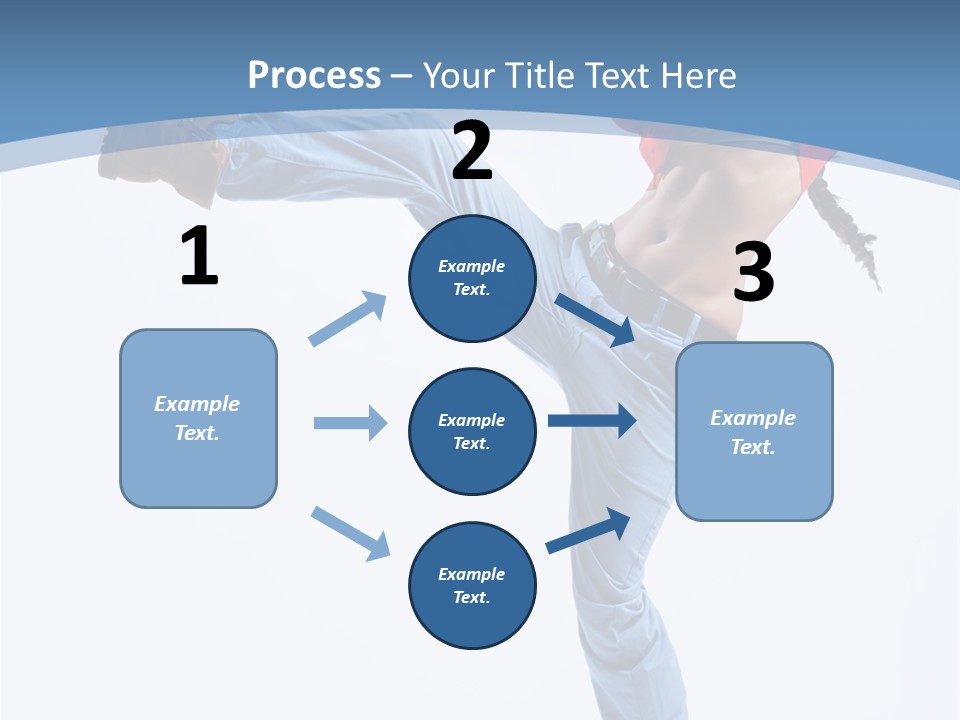 Style Jump Flexibility PowerPoint Template