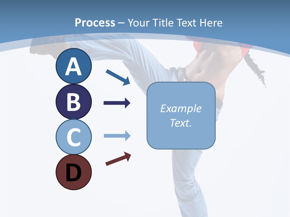 Style Jump Flexibility PowerPoint Template