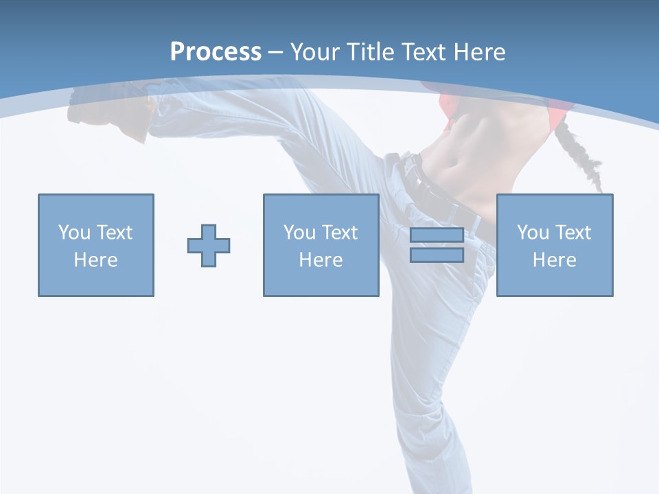 Style Jump Flexibility PowerPoint Template