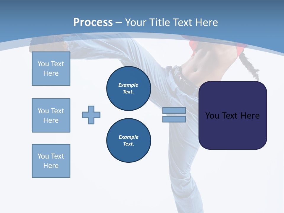 Style Jump Flexibility PowerPoint Template