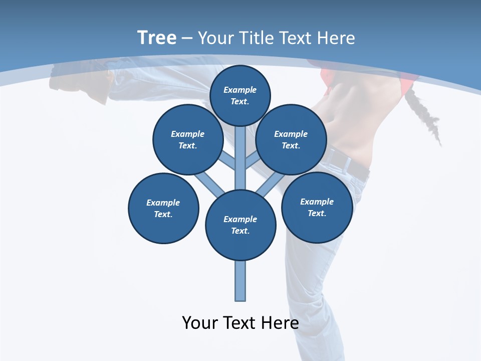 Style Jump Flexibility PowerPoint Template