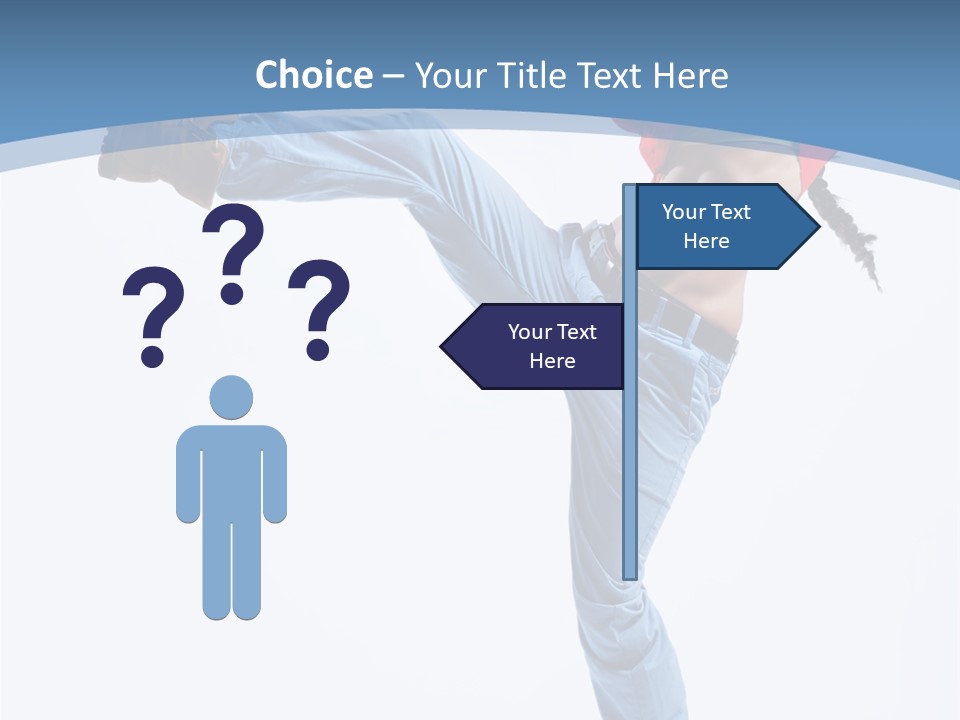 Style Jump Flexibility PowerPoint Template