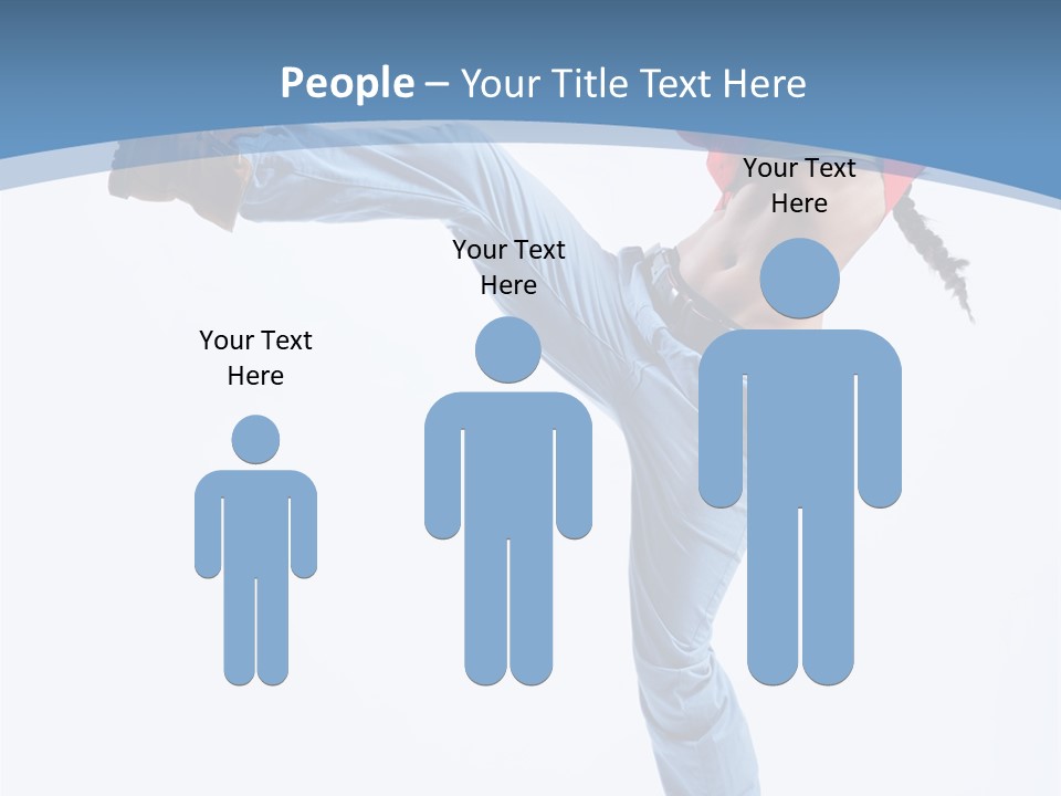 Style Jump Flexibility PowerPoint Template