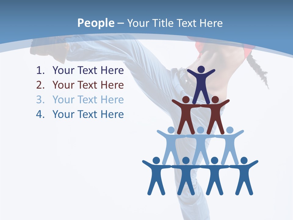 Style Jump Flexibility PowerPoint Template