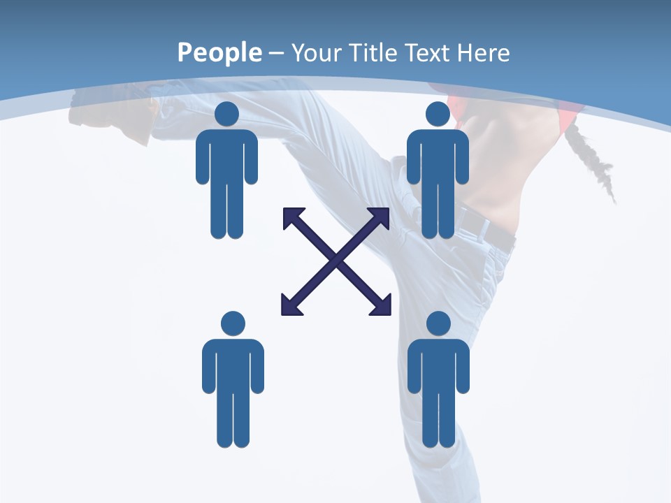 Style Jump Flexibility PowerPoint Template