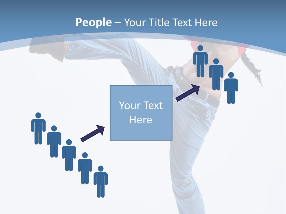 Style Jump Flexibility PowerPoint Template