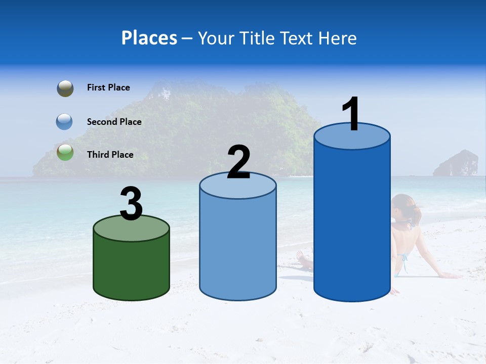 Beach Health Travel PowerPoint Template