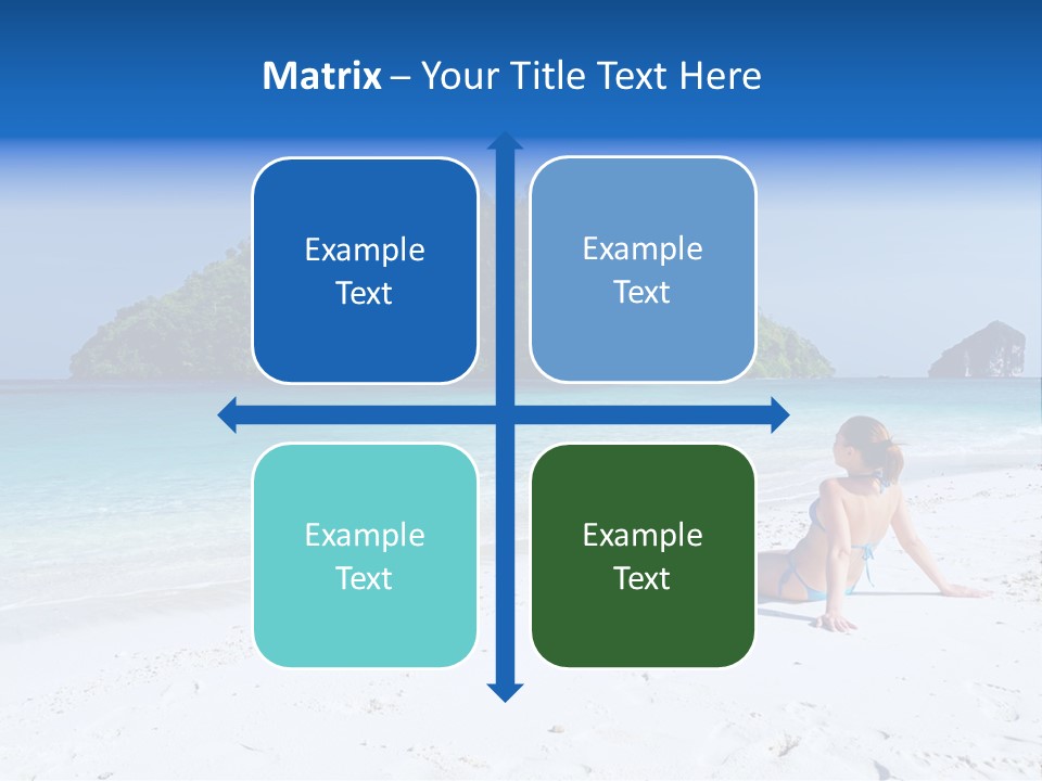 Beach Health Travel PowerPoint Template