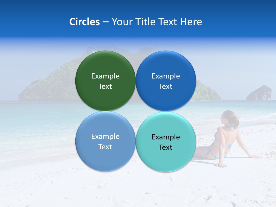 Beach Health Travel PowerPoint Template