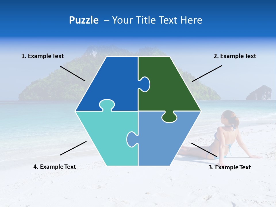 Beach Health Travel PowerPoint Template