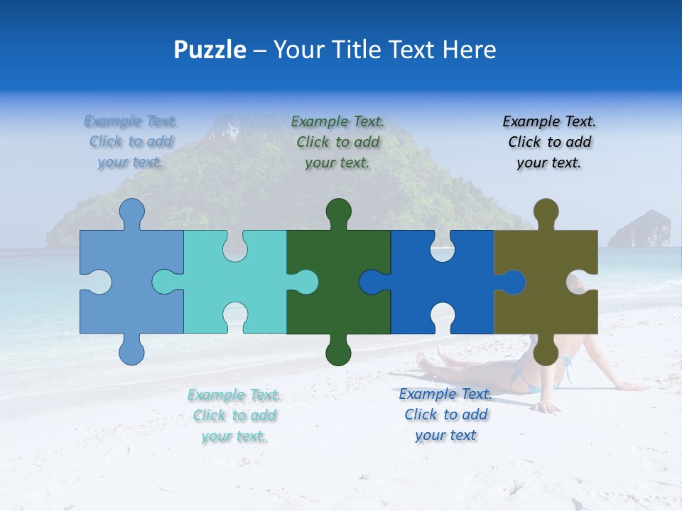 Beach Health Travel PowerPoint Template