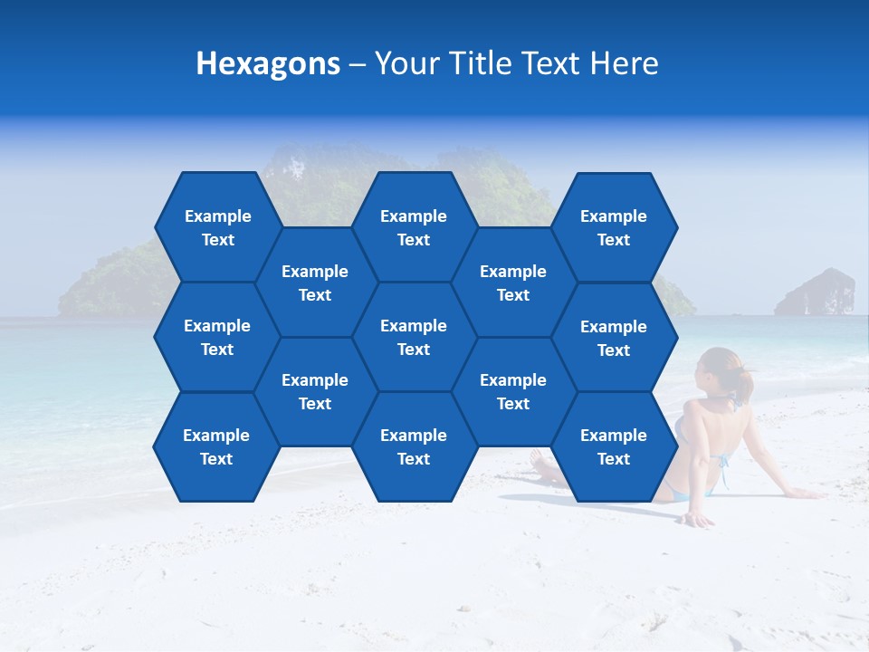 Beach Health Travel PowerPoint Template