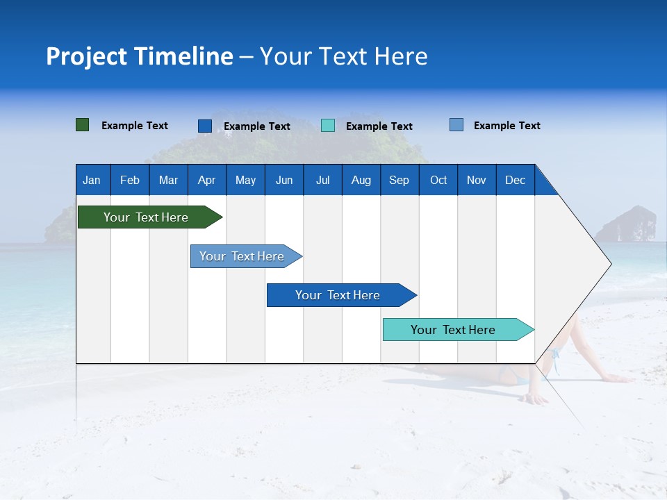 Beach Health Travel PowerPoint Template