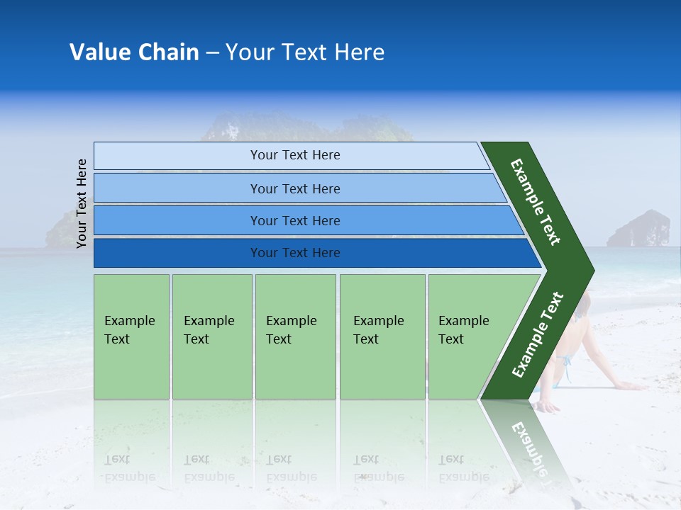 Beach Health Travel PowerPoint Template