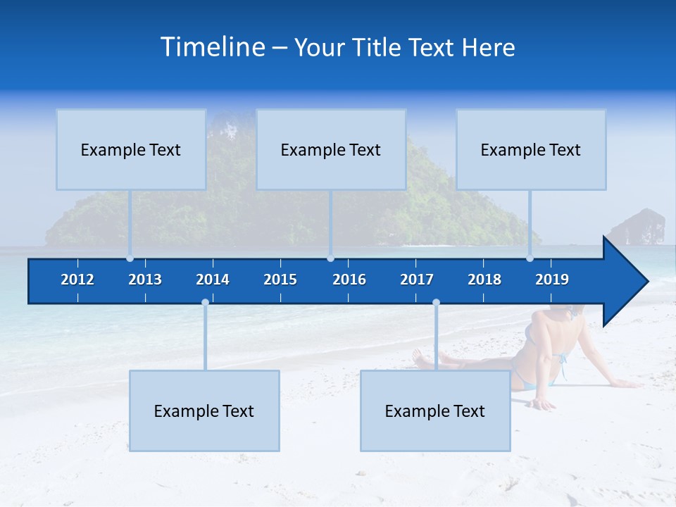 Beach Health Travel PowerPoint Template