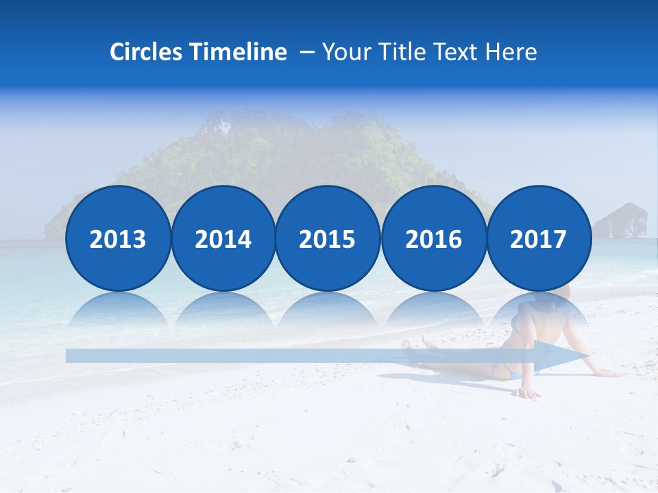 Beach Health Travel PowerPoint Template
