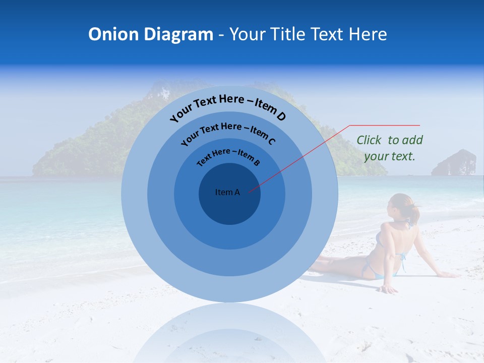 Beach Health Travel PowerPoint Template