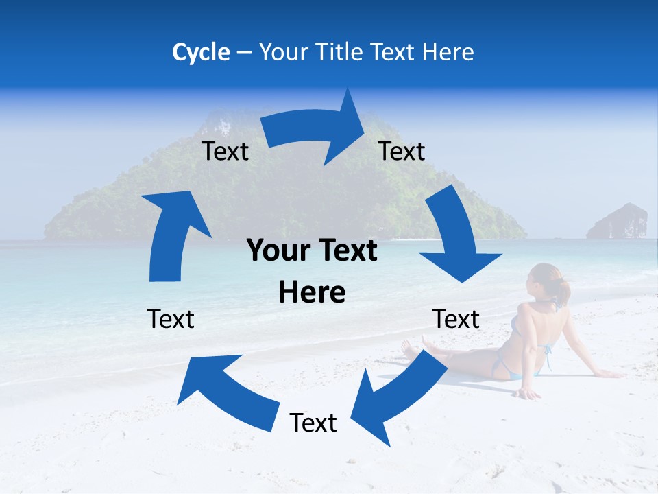 Beach Health Travel PowerPoint Template