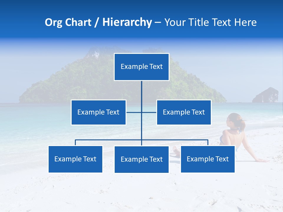 Beach Health Travel PowerPoint Template