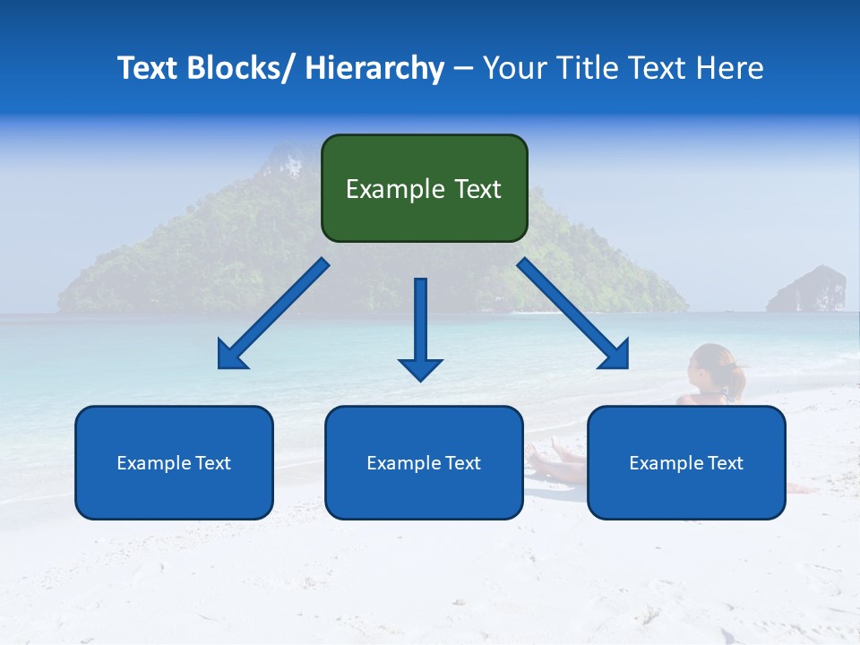 Beach Health Travel PowerPoint Template