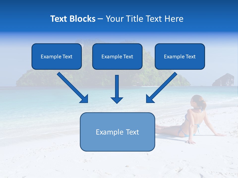 Beach Health Travel PowerPoint Template