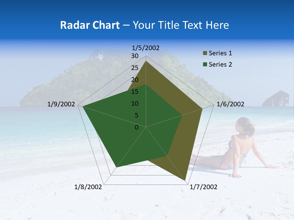 Beach Health Travel PowerPoint Template