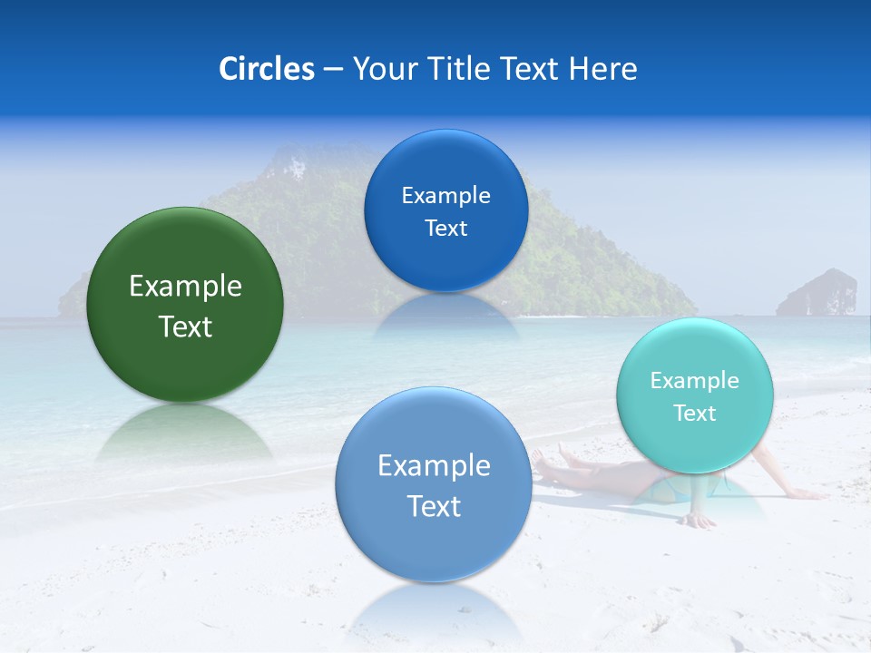 Beach Health Travel PowerPoint Template