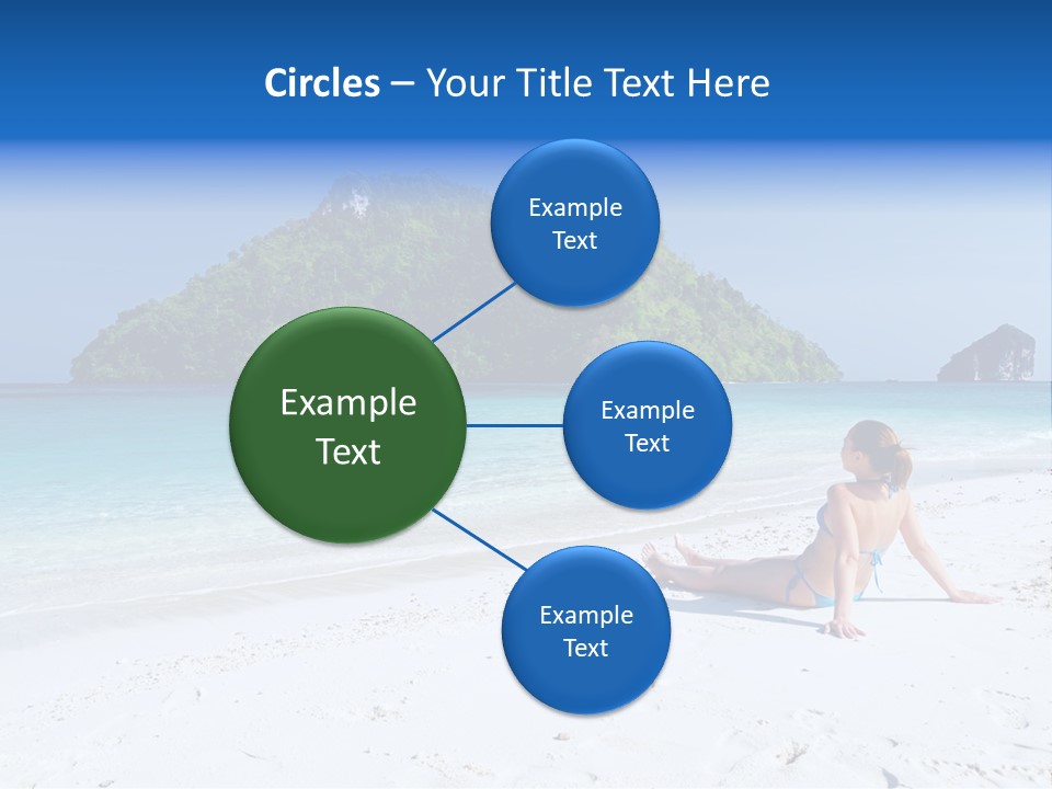 Beach Health Travel PowerPoint Template