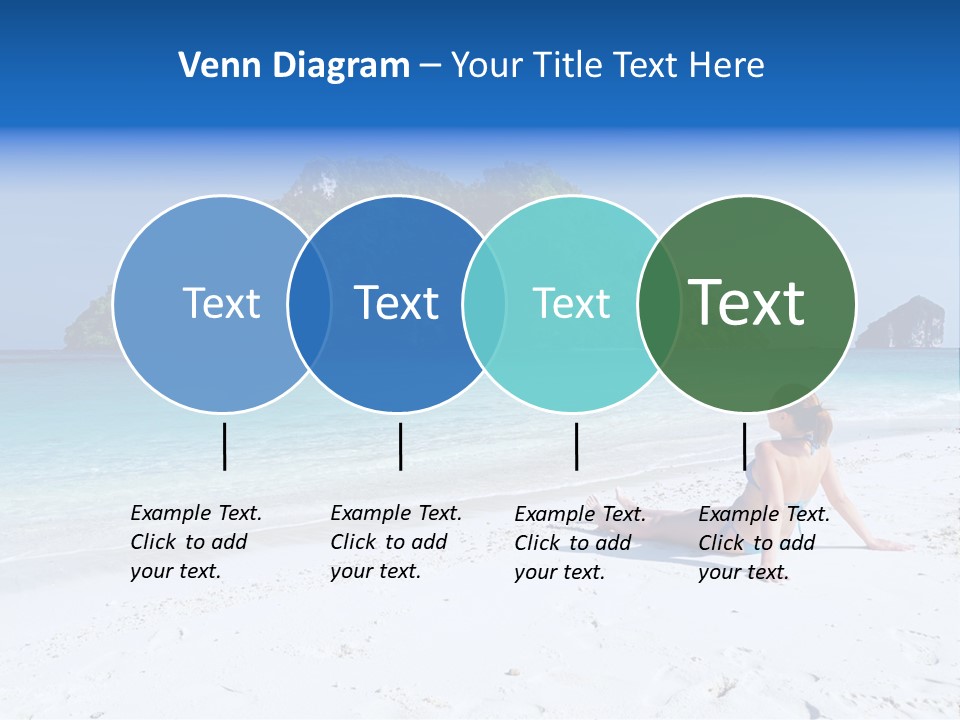 Beach Health Travel PowerPoint Template