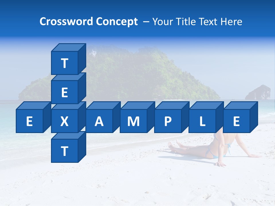 Beach Health Travel PowerPoint Template