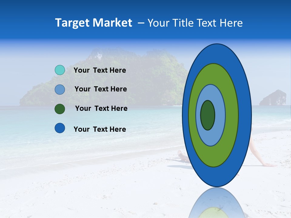 Beach Health Travel PowerPoint Template