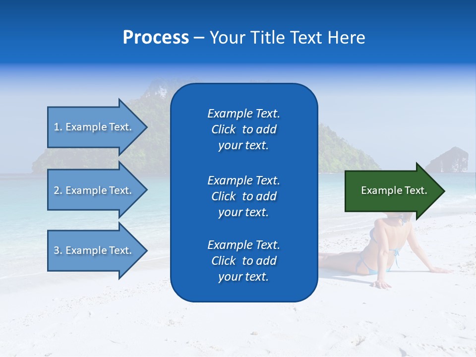 Beach Health Travel PowerPoint Template