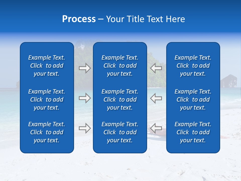 Beach Health Travel PowerPoint Template