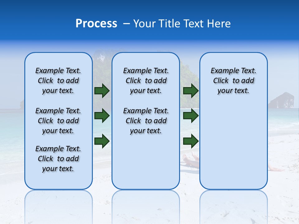 Beach Health Travel PowerPoint Template