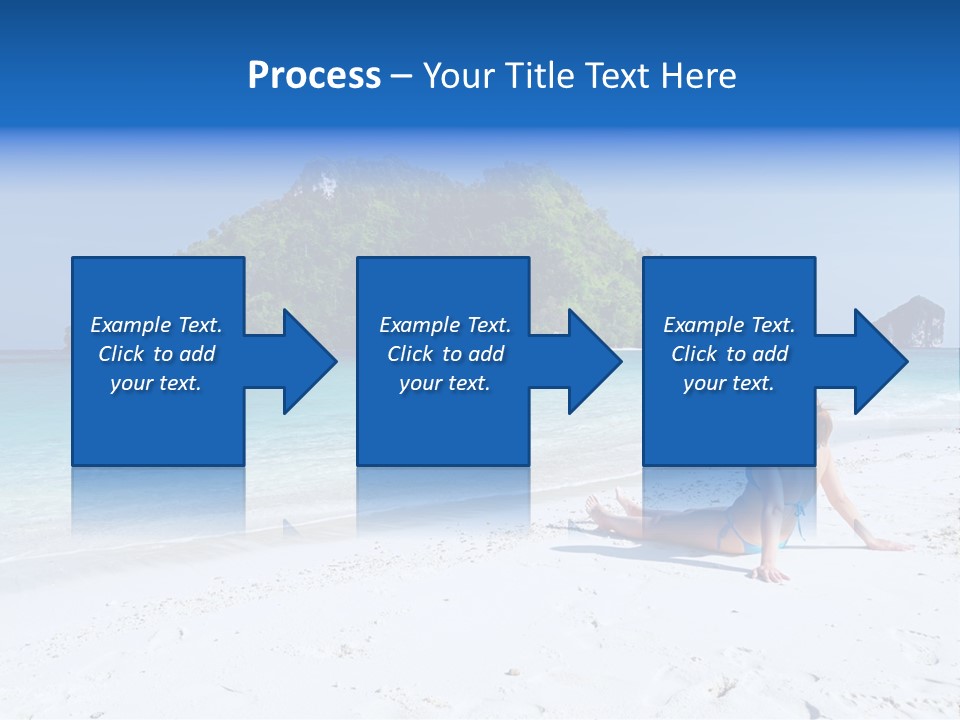 Beach Health Travel PowerPoint Template