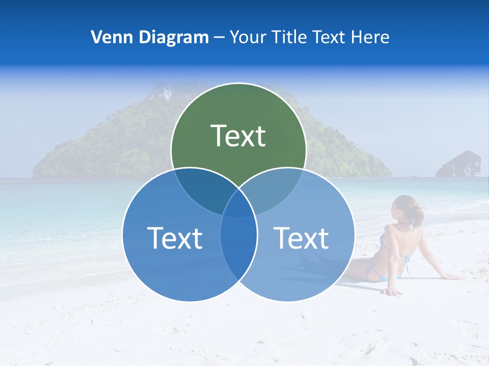 Beach Health Travel PowerPoint Template