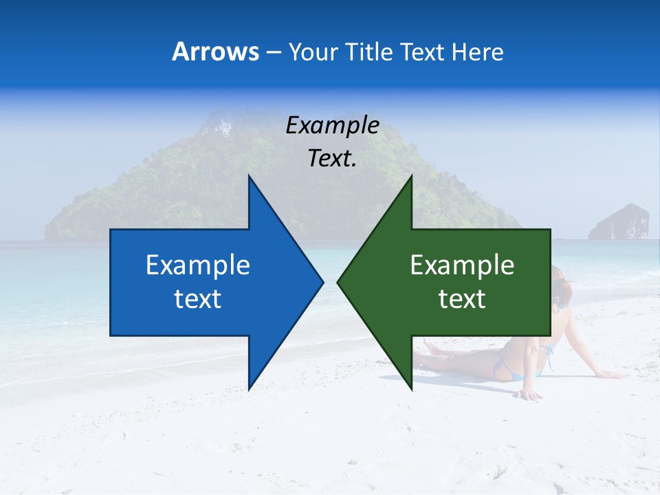 Beach Health Travel PowerPoint Template