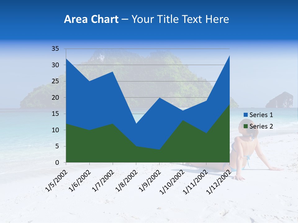 Beach Health Travel PowerPoint Template