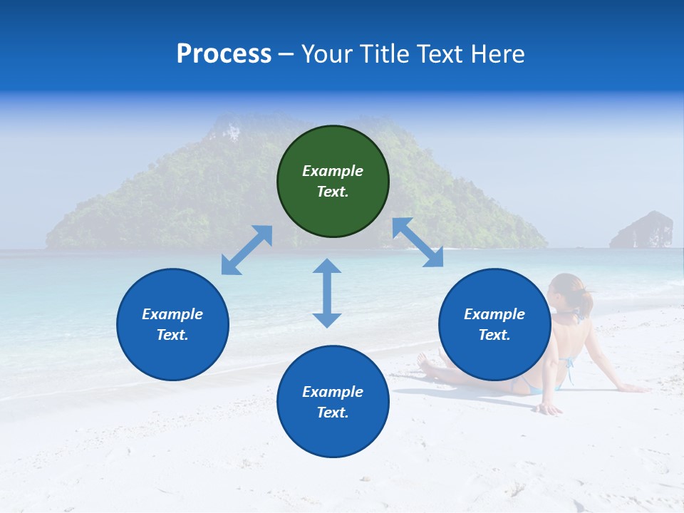 Beach Health Travel PowerPoint Template