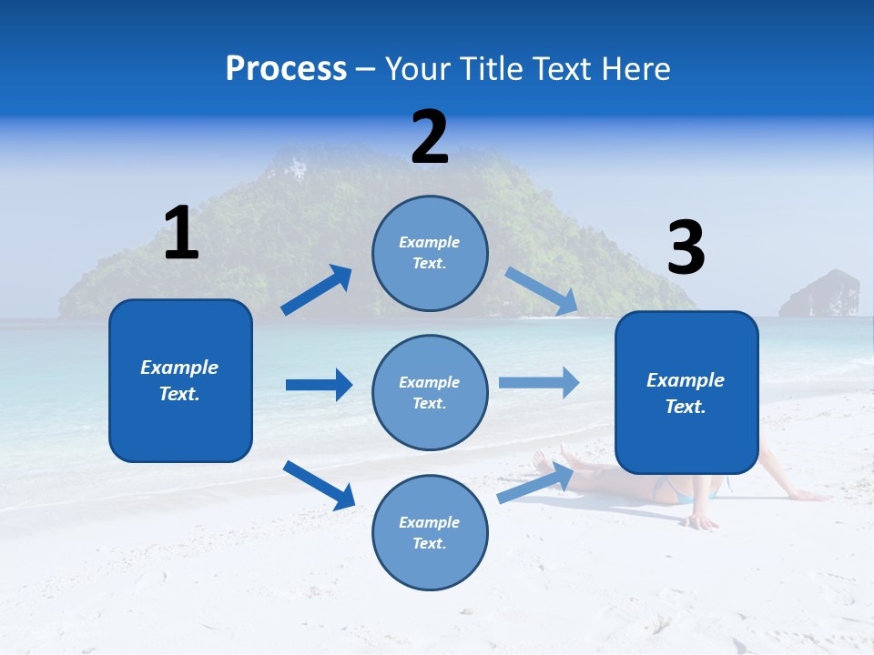 Beach Health Travel PowerPoint Template